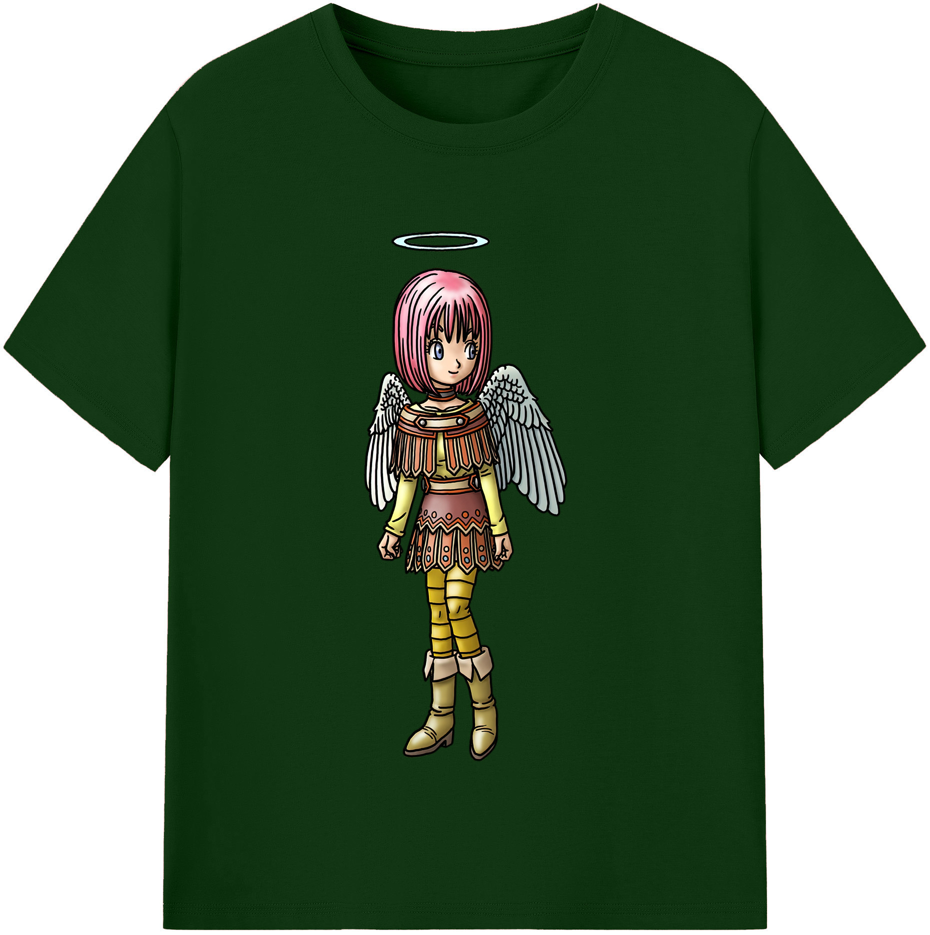 （画像用） ドラゴンクエスト Doragon Kuesuto Dragon Quest 綿100％半袖Tシャツ（フロントプリント）